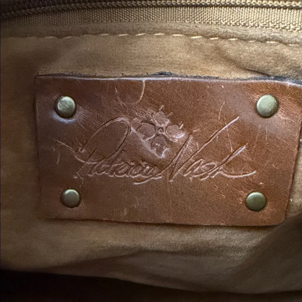 Patricia Nash Tan Leather Backpack